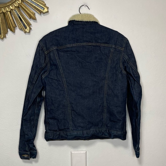Naked & Famous Sherpa Japanese Denim Jacket - Picture 3 of 15